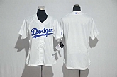 Customized Women Los Angeles Dodgers White New Cool Base Stitched Jersey,baseball caps,new era cap wholesale,wholesale hats